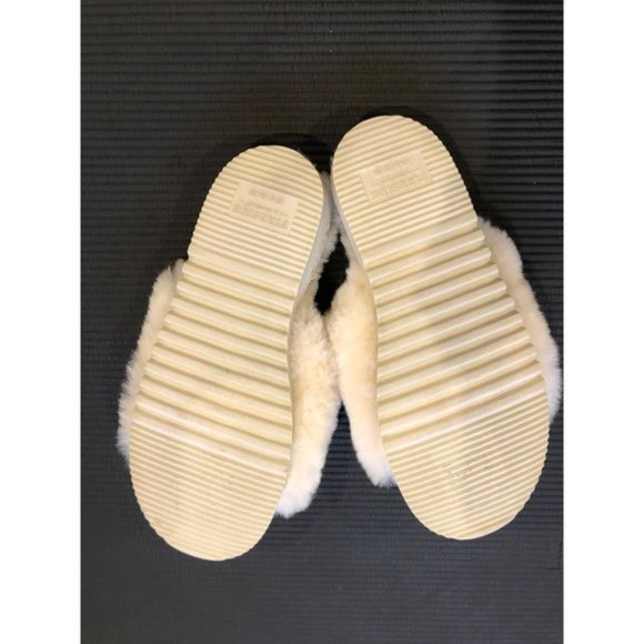 NEW Women's Fireside by Dearfoam Cairns sheepskin slide size 8 - Picture 6 of 6